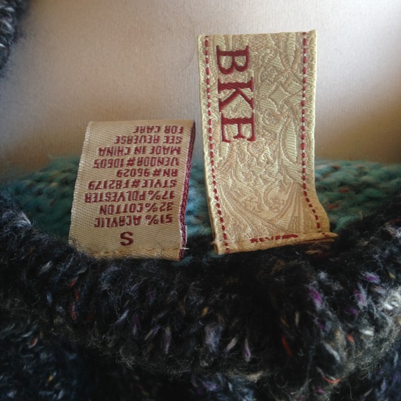 BKE Hooded Striped Sweater Size Small - Picture 7 of 7